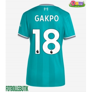 Liverpool Cody Gakpo #18 Tredje Tröja Kvinnor 2025-26 Kortärmad